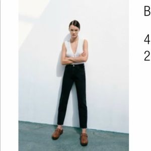 Zara mom jeans